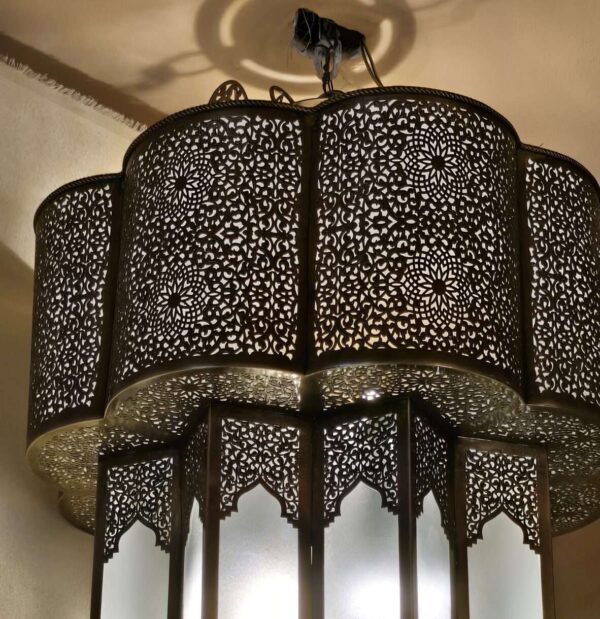 Moroccan chandelier, arabian chandelier, mosaic chandelier, design chandelier, Indoor Lighting, interior chandelier - Image 4