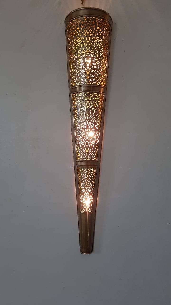 Moroccan lamp, Moroccan sconce, wall sconce , traditionel sconce, sconce light, wall lamp, copper sconce, Moroccan Mosaic Lighting - Image 5