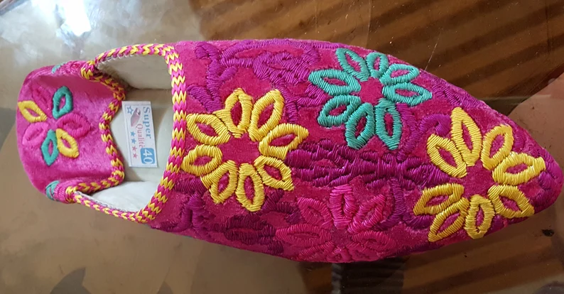 Men’s Traditional Moroccan Babouche – Handmade Genuine Leather Slippers - Image 3