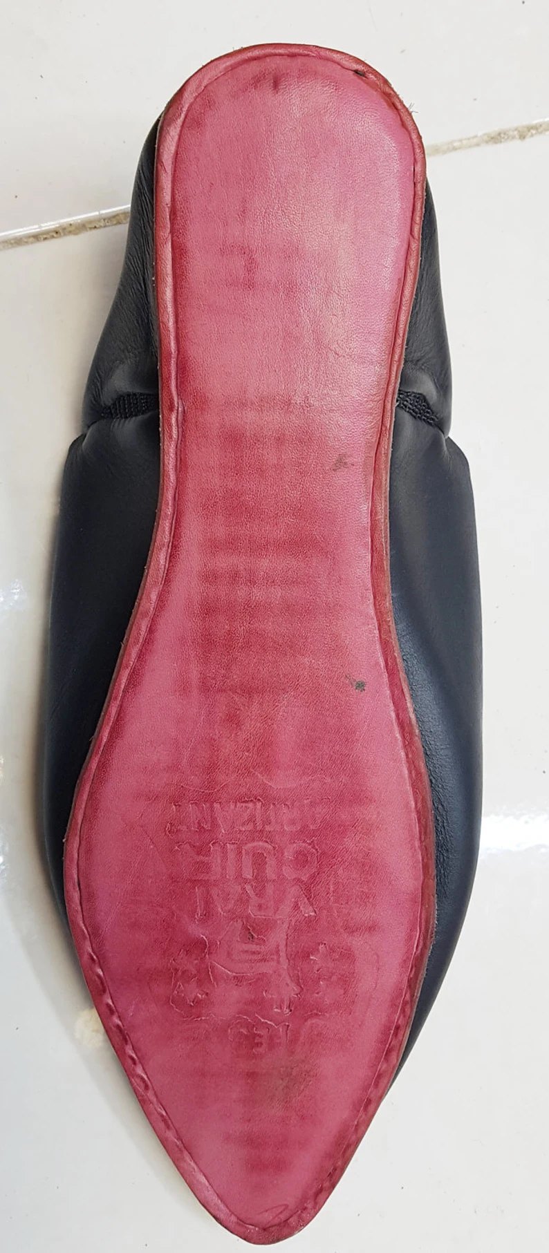 Moroccan babouche, babouche slippers, leather slippers, men's slippers, traditional babouche, pure leather slippers, modern babouche - Image 3